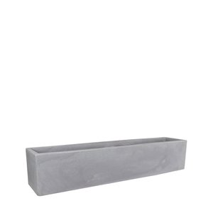 Jardineira Cubo 80 X 20 Cm Vasart 19 - Antique Cimento