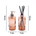 Ver imagem 2 de Kit Difusor e Porta Sabonete Liquido de Vidro Laranja