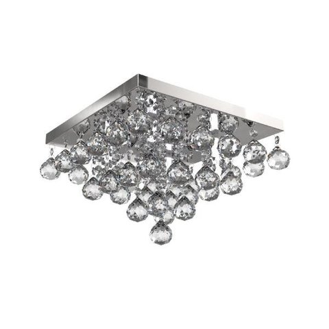 Plafon de Cristal Legitimo 32cm Quarto Sala Estar Living Hall Entrada