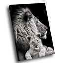 Ver imagem 1 de Quadro Lion And Cub -- BR ARTES