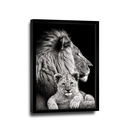 Ver imagem 2 de Quadro Lion And Cub -- BR ARTES
