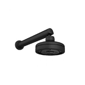 Chuveiro com Tubo Parede 1990 Acqua Plus Black Matte Deca