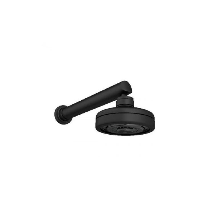 Chuveiro com Tubo Parede 1990 Acqua Plus Black Matte Deca