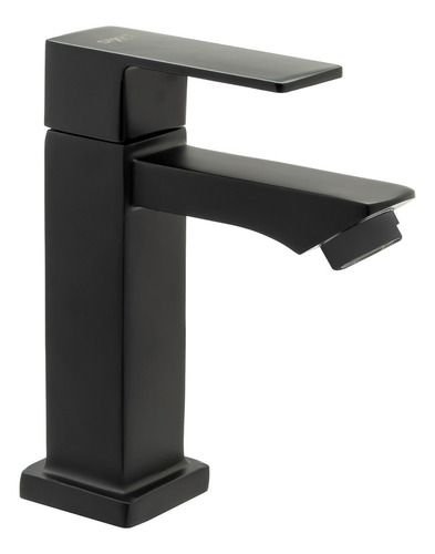 Torneira Banheiro Lavabo Pia Luxo Preto 1/4 de Volta - Fino Inox - 3