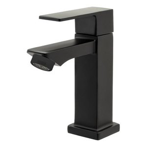 Torneira Banheiro Lavabo Pia Luxo Preto 1/4 de Volta - Fino Inox