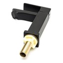 Ver imagem 7 de Torneira Banheiro Lavabo Pia Luxo Preto 1/4 de Volta - Fino Inox