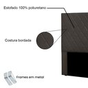 Ver imagem 4 de Cabeceira Solteiro 0,90m Córdoba Suede - Pallazio Cinza