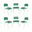 Ver imagem 1 de Kit 6 Cadeiras Iso Infantil Escolar e Creche