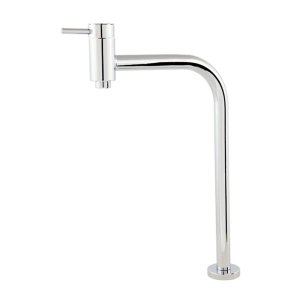 Torneira Para Pia de Banheiro Slim Link 3050 Bica Alta Cromada 1/4 Volta Oliveira