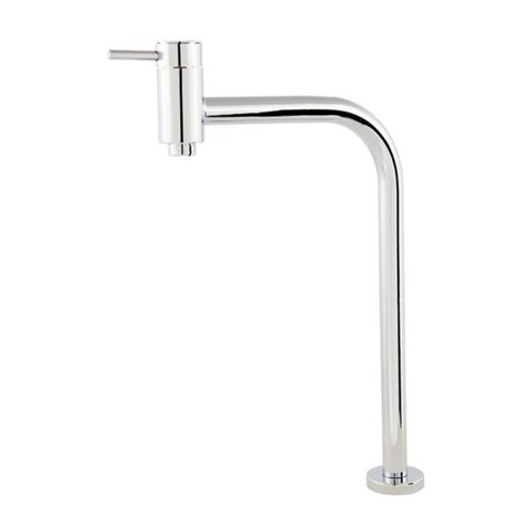 Torneira Para Pia de Banheiro Slim Link 3050 Bica Alta Cromada 1/4 Volta Oliveira