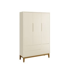Roupeiro Classic 3 Portas e 2 Gavetas Guarda-roupa Reller Roupeiro Classic/theo Areia Fosco - 1