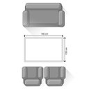 Ver imagem 2 de Tapete Retangular Belga Salute Niazitex 1,00Mx1,40M