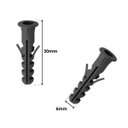 Ver imagem 2 de Bucha de Fixação para Parafuso N°6 30mm | 20 Un
