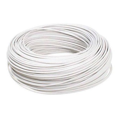 Fio Cabo Flexível 1,5mm Branco - 100 Metros