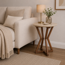 Ver imagem 1 de Mesa Lateral Grecia Alta - Off White