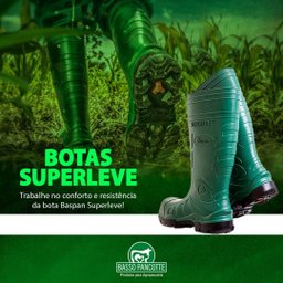 Bota Baspan Superleve Leve Macia Confortável Antiderrapante - 4