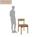 Ver imagem 4 de Kit 2 Cadeiras para Sala de Jantar Monaco Madeira Maciça