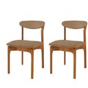 Ver imagem 1 de Kit 2 Cadeiras para Sala de Jantar Monaco Madeira Maciça