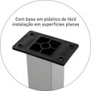 Ver imagem 5 de Pés para Móveis e Armários em Alumínio Escovado 4 Peças