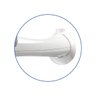 Cano Braço Para Chuveiro Ducha 30cm Lorenzetti Branco Compacto - 3