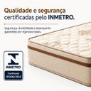 Ver imagem 4 de Colchão Solteiro Molas Ensacada Vitta 88x188x25 Antialérgico - Bege