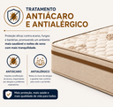 Ver imagem 7 de Colchão Solteiro Molas Ensacada Vitta 88x188x25 Antialérgico - Bege