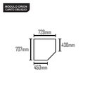 Ver imagem 4 de Modulo Orion Canto Obliquo Cinamomo – Leifer Móveis