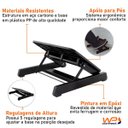 Ver imagem 2 de Apoio Ergonômico para Pés Ajustável 5 Níveis