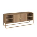 Ver imagem 2 de Rack Orgânico para TV até 55 Polegadas 150cm 2 Portas Metal Luna