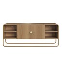 Ver imagem 5 de Rack para Tv 55 Polegadas 150cm 2 Portas Orgânico Pé Metal Luna