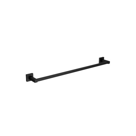 Porta Toalha Barra Quadratta 2040 BL83 MT Black Matte Deca