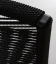 Ver imagem 5 de Kit 3 Cadeiras em Alumínio Preto para Área Gourmet e Cozinha Sala de Jantar Modelo Moderno