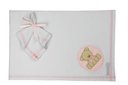 Ver imagem 1 de Cueiro + Pano de boca Malha Urso Bolacha Rosa