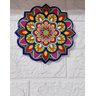 Quadro Mandala Enfeite de Parede Porcelana Colorida Floral - 1