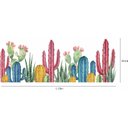 Ver imagem 2 de Adesivo de Parede Cactus Coloridos Boho