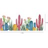 Adesivo de Parede Cactus Coloridos Boho - 2