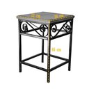 Ver imagem 7 de Sala de Jantar Completa com Mesa e 4 Banquinhos Quadrada Tampo em Madeira Estrutura em Metal Estilo