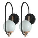Ver imagem 1 de Kit com 2 Arandelas Globo Esfera Online 30cm - Cobre