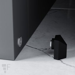 Prendedor de Porta - Cpm 400 - Preto - 46x37 Mm - 3