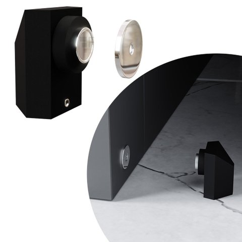 Prendedor de Porta - Cpm 400 - Preto - 46x37 Mm