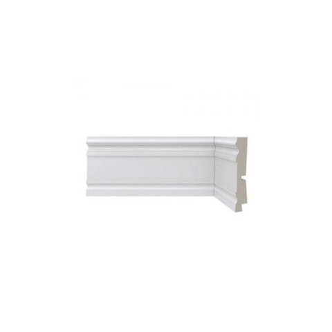 Rodapé Santa Luzia Clássica 444 20mmx9,6cm Metro Linear Branco