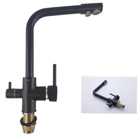 Torneira 360 Misturador Luxo Filtro Monocomando Mesa Cuba Bancada Quente Frio Cozinha
