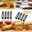 Ver imagem 4 de Molde de Confeitaria Walfos, 8 Peças, Moldes de Creme de Sobremesa, Aço Inoxidável