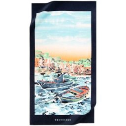 Toalha de Praia Aveludada Levanzo Trussardi - 1