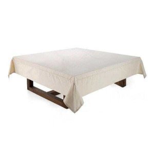 Toalha de Mesa Quadrada Karsten 8 Lugares Celebration Sienna Natural