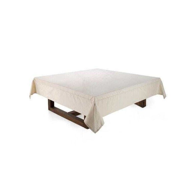 Toalha de Mesa Quadrada Karsten 8 Lugares Celebration Sienna Natural Toalha de Mesa Quadrada Karsten 8 Lugares Celebration Sienna Natural