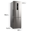 Ver imagem 1 de Geladeira Electrolux Frost Free Duplex IB45S 400 Litros Inox
