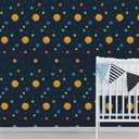 Ver imagem 1 de Papel de Parede Infantil - Planetas e Sol Arte Destaque 1,50 Metros