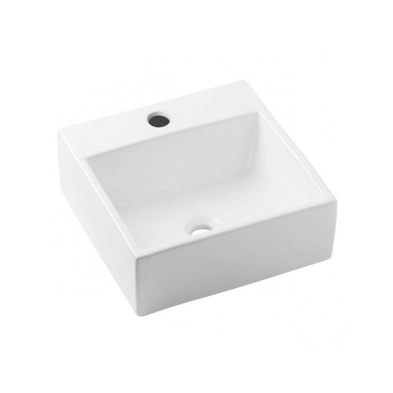 Cuba de Apoio 35cmx35cm com Mesa Basic Q6 Celite