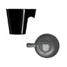 Jogo De Xícara Expresso Napoli Preta 80 ml 04 peças - Le Cook - 3